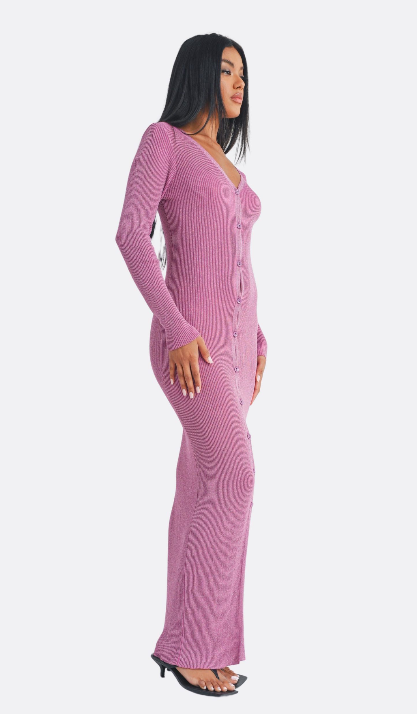 FUSHIA MAXI DRESS