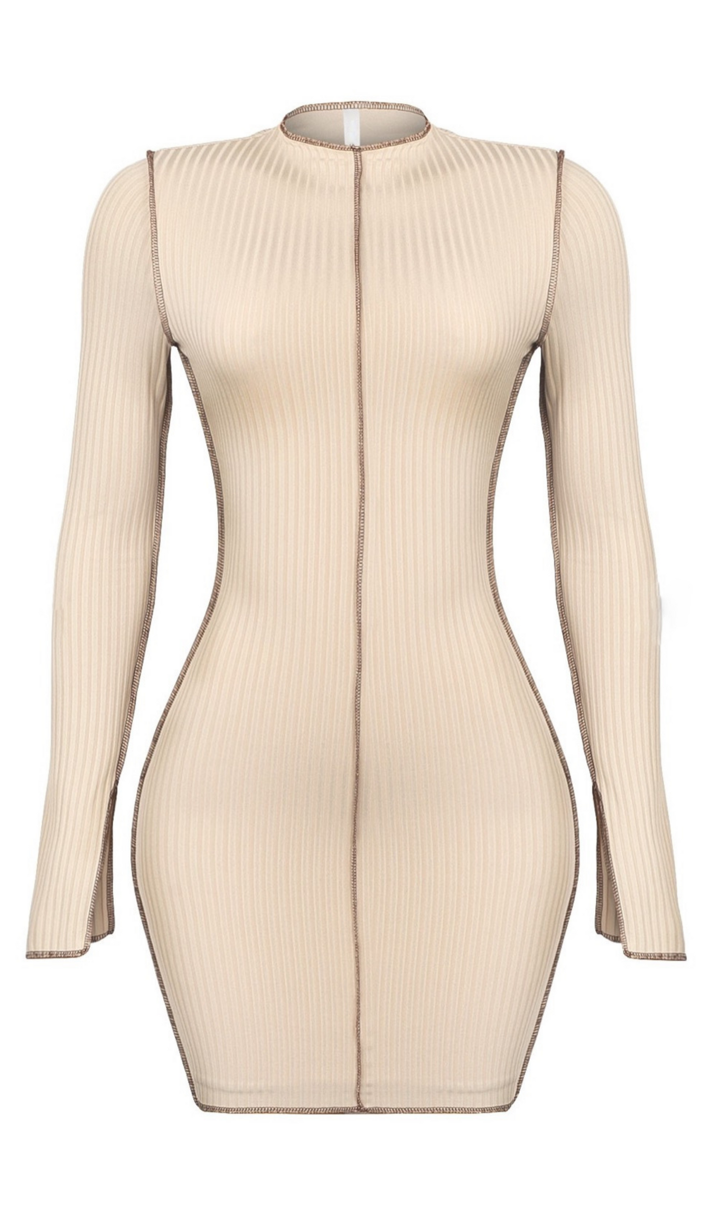 Cream Ribbed Mini