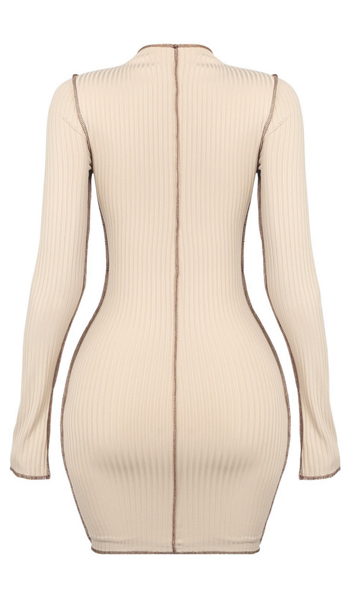 Cream Ribbed Mini