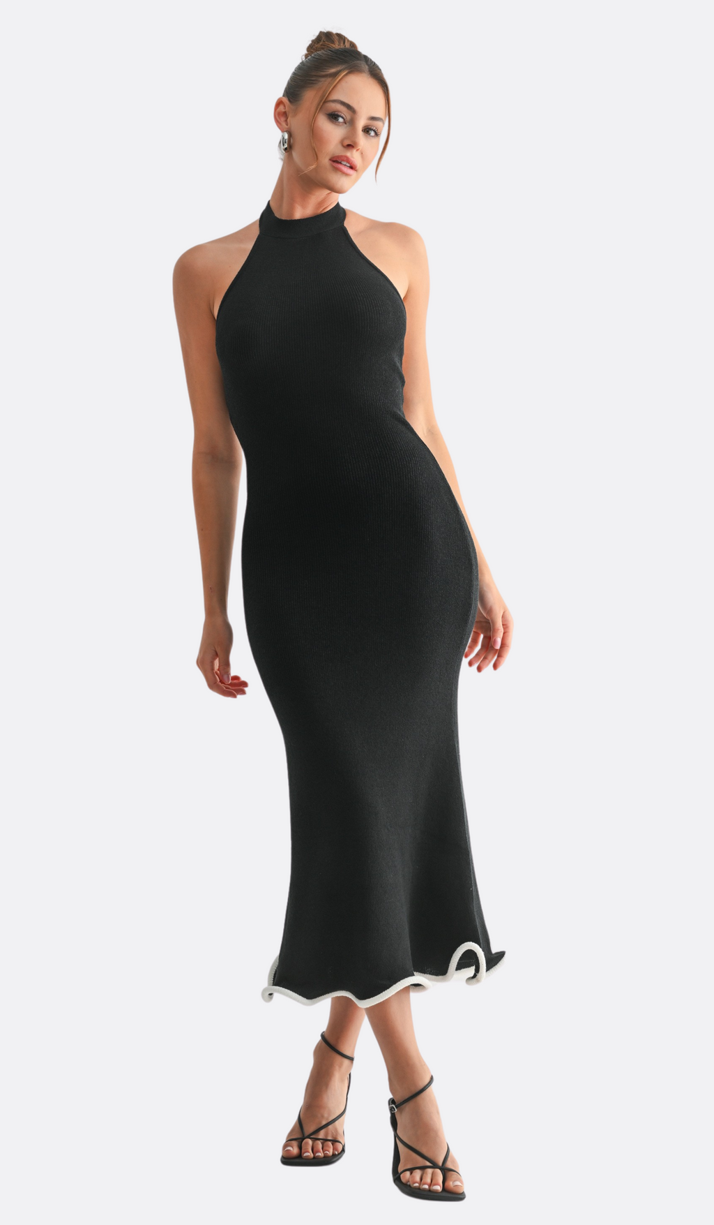 ELARA WAVE HEM MIDI