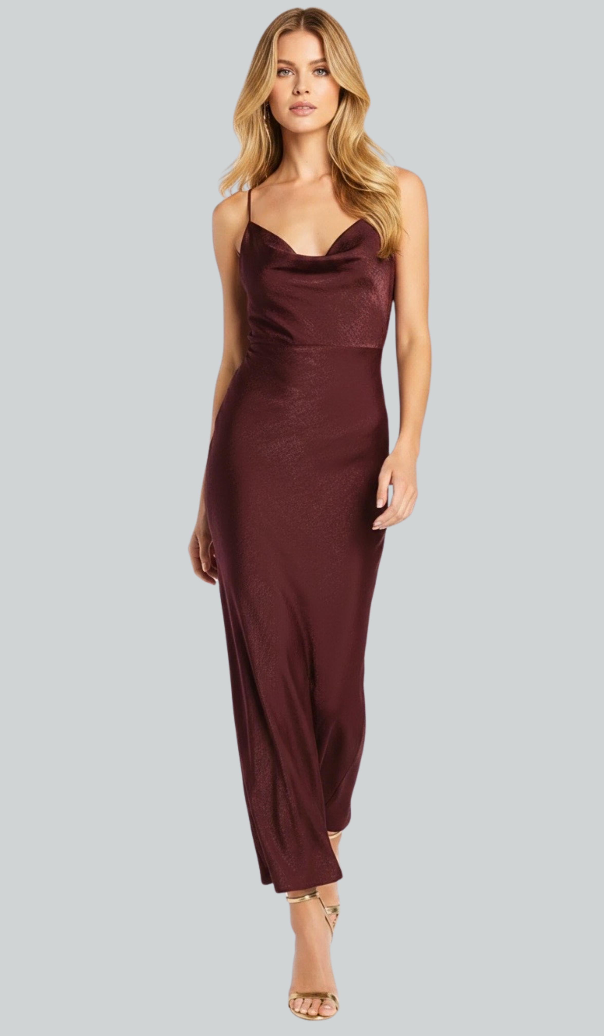 Laden Satin Maxi