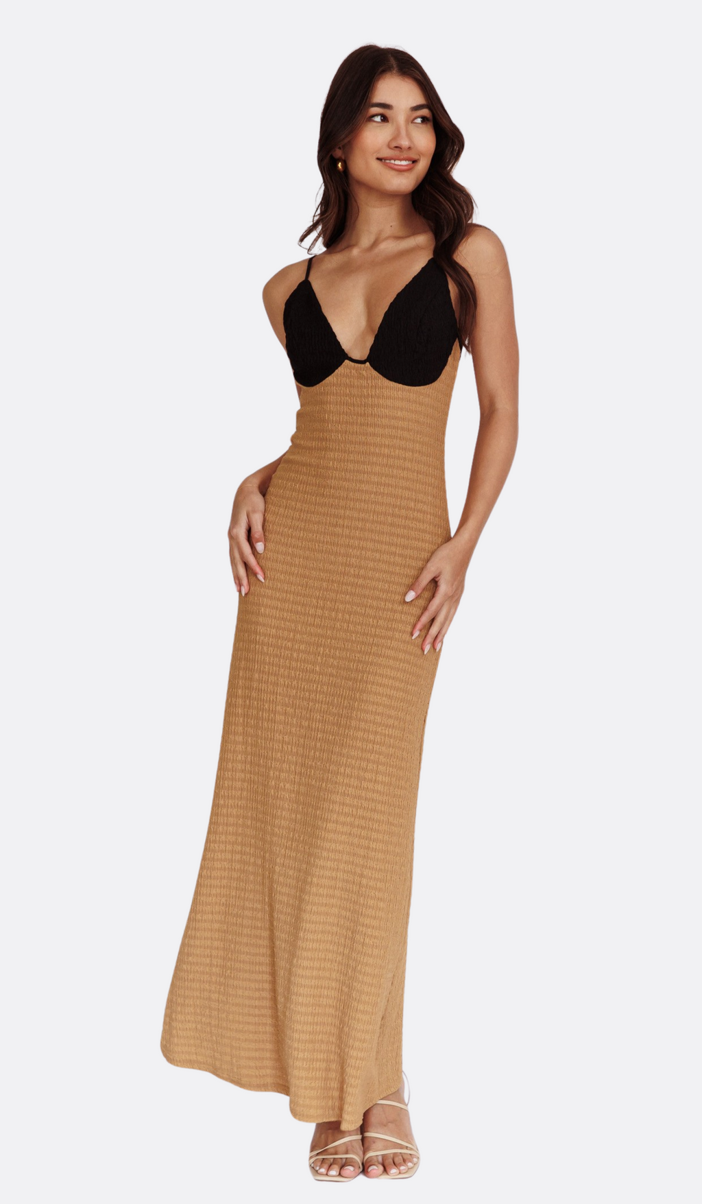 CAMI TEXTURED MAXI