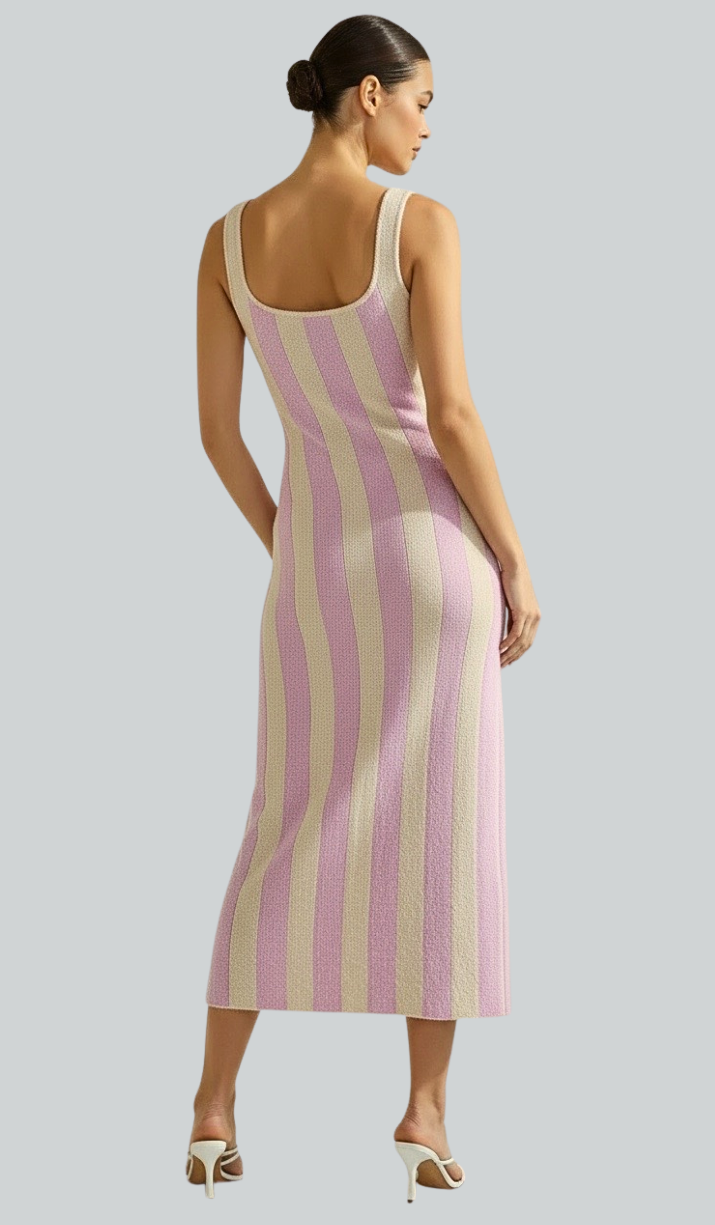 Flora Striped Terry Maxi