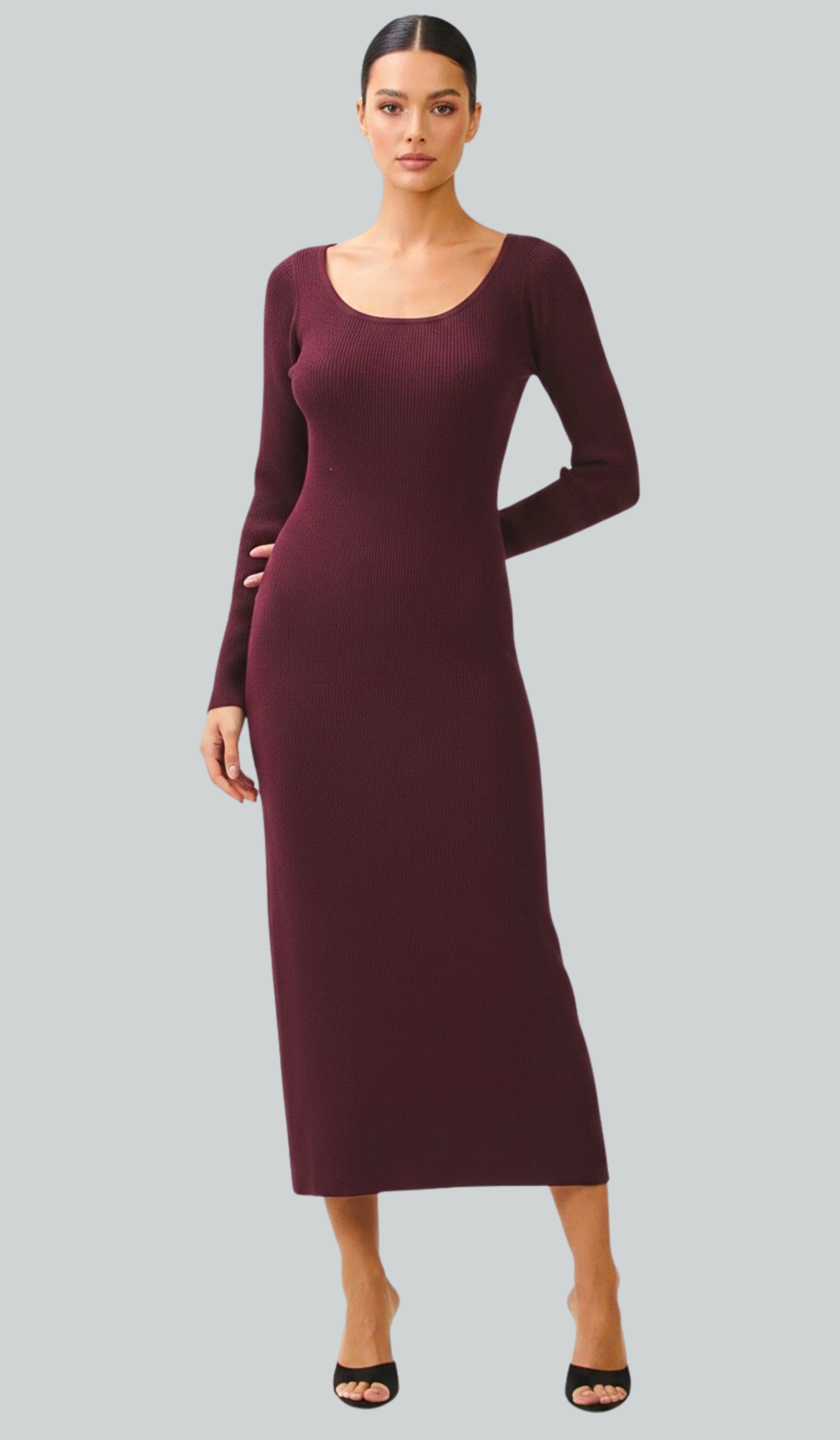 Emmie Ribbed Midi