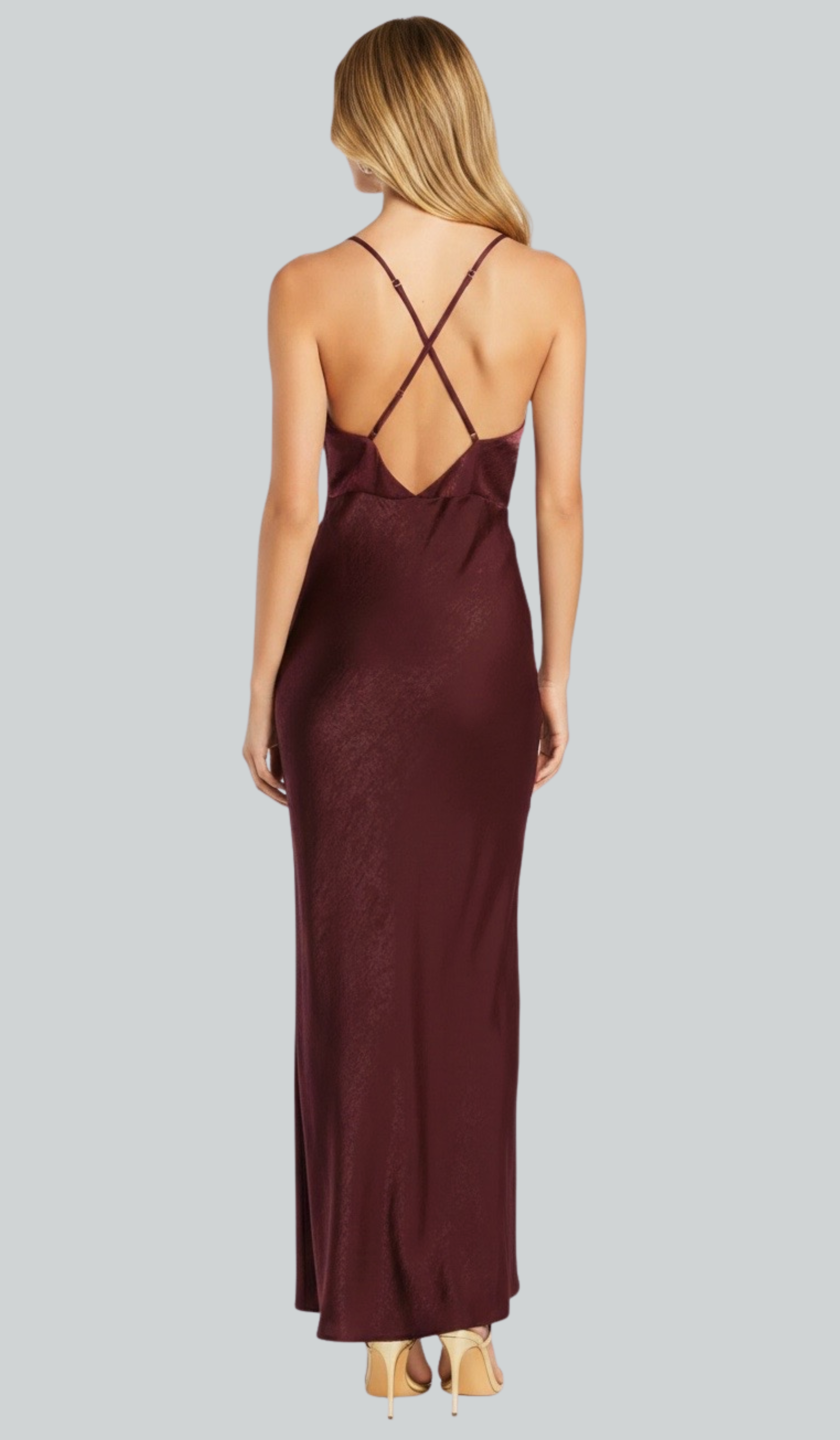 Laden Satin Maxi
