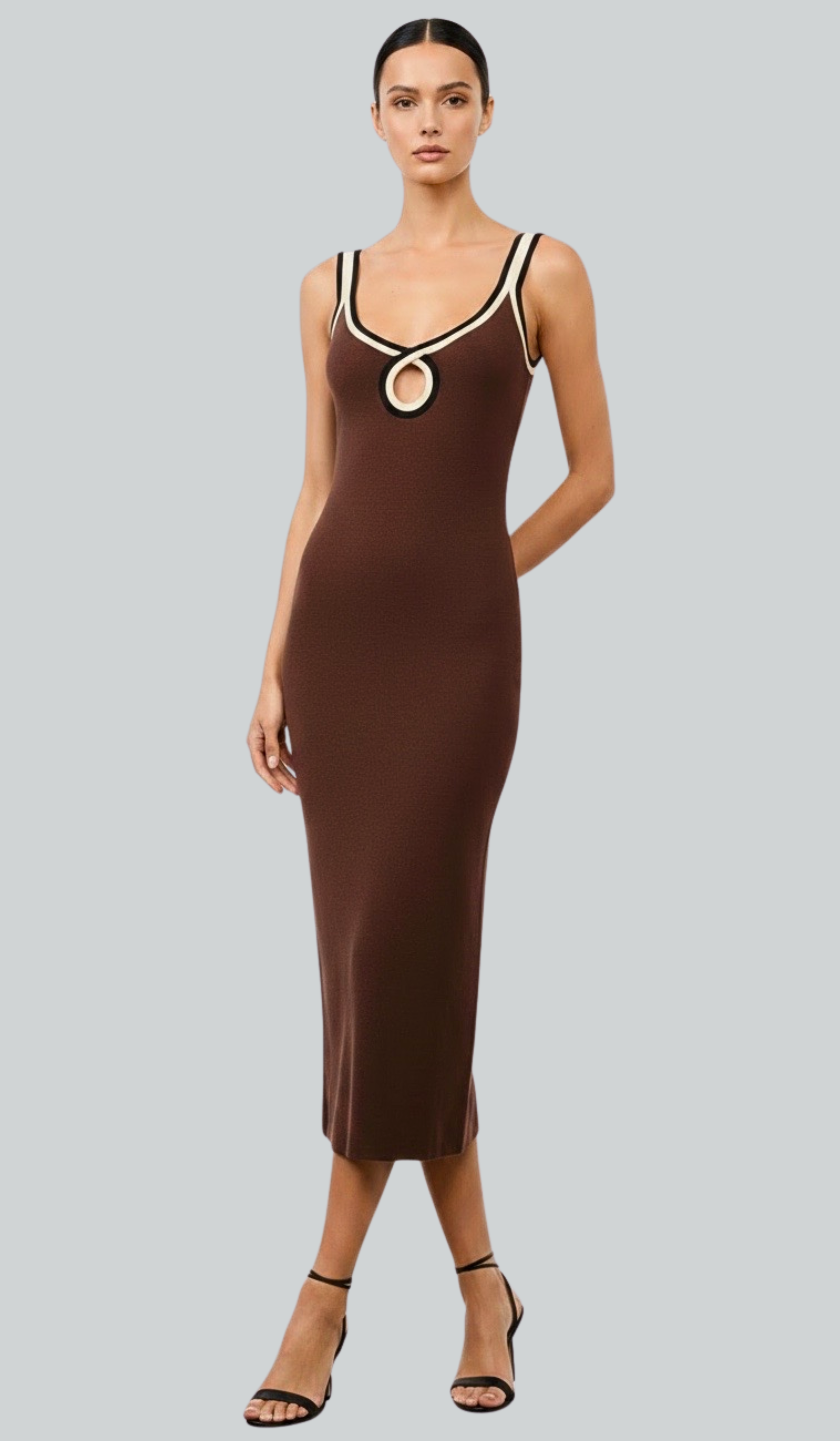 Nadi Key Hole Knit Maxi