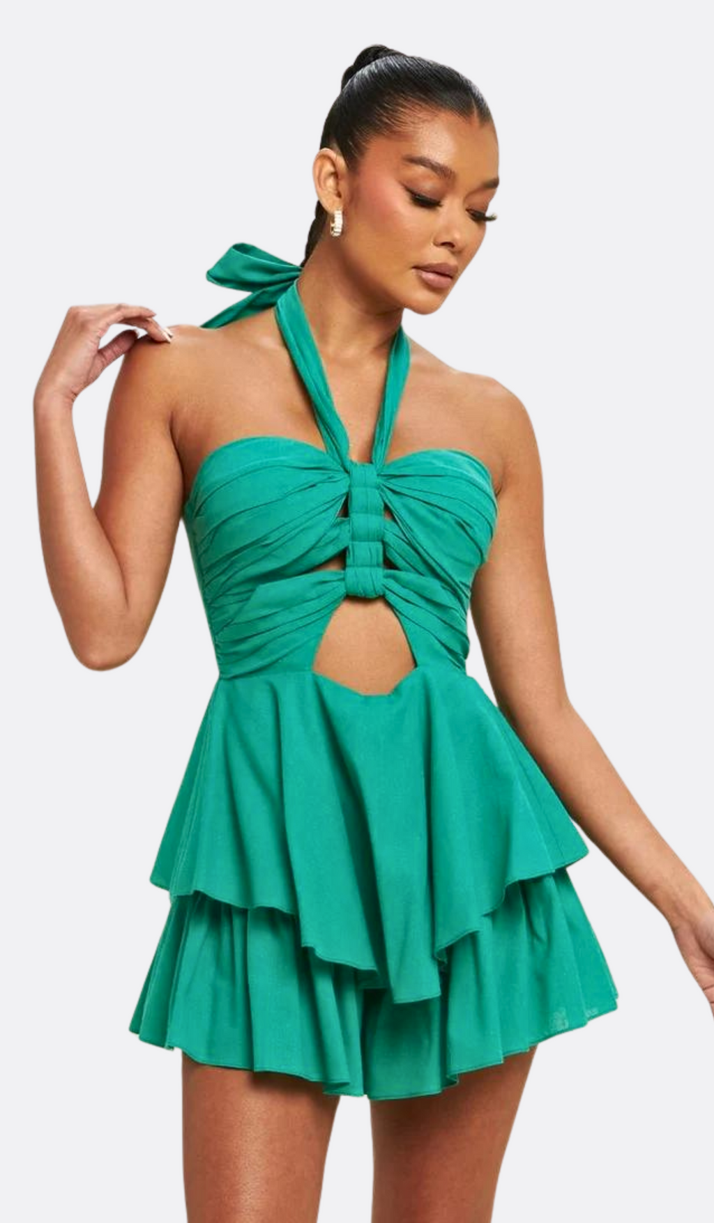 JADE LINEN ROMPER