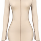 Cream Ribbed Mini