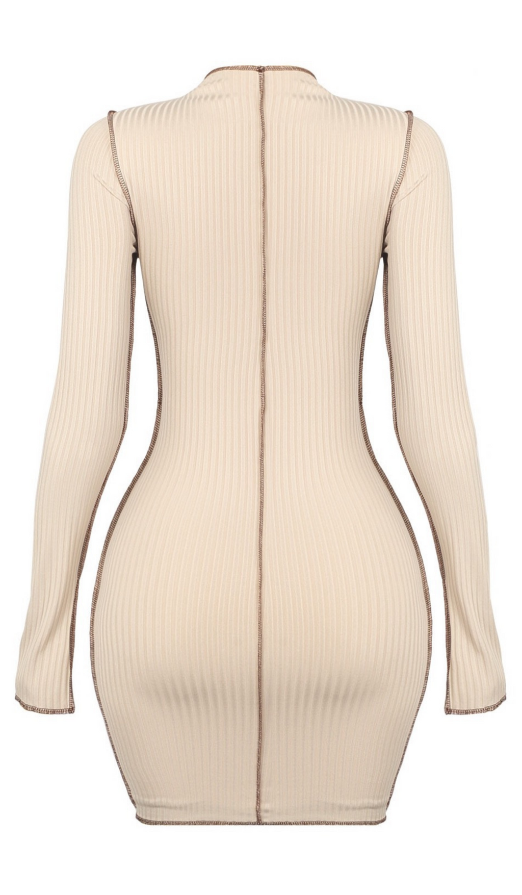 Cream Ribbed Mini