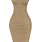 Cocoa Sided Midi