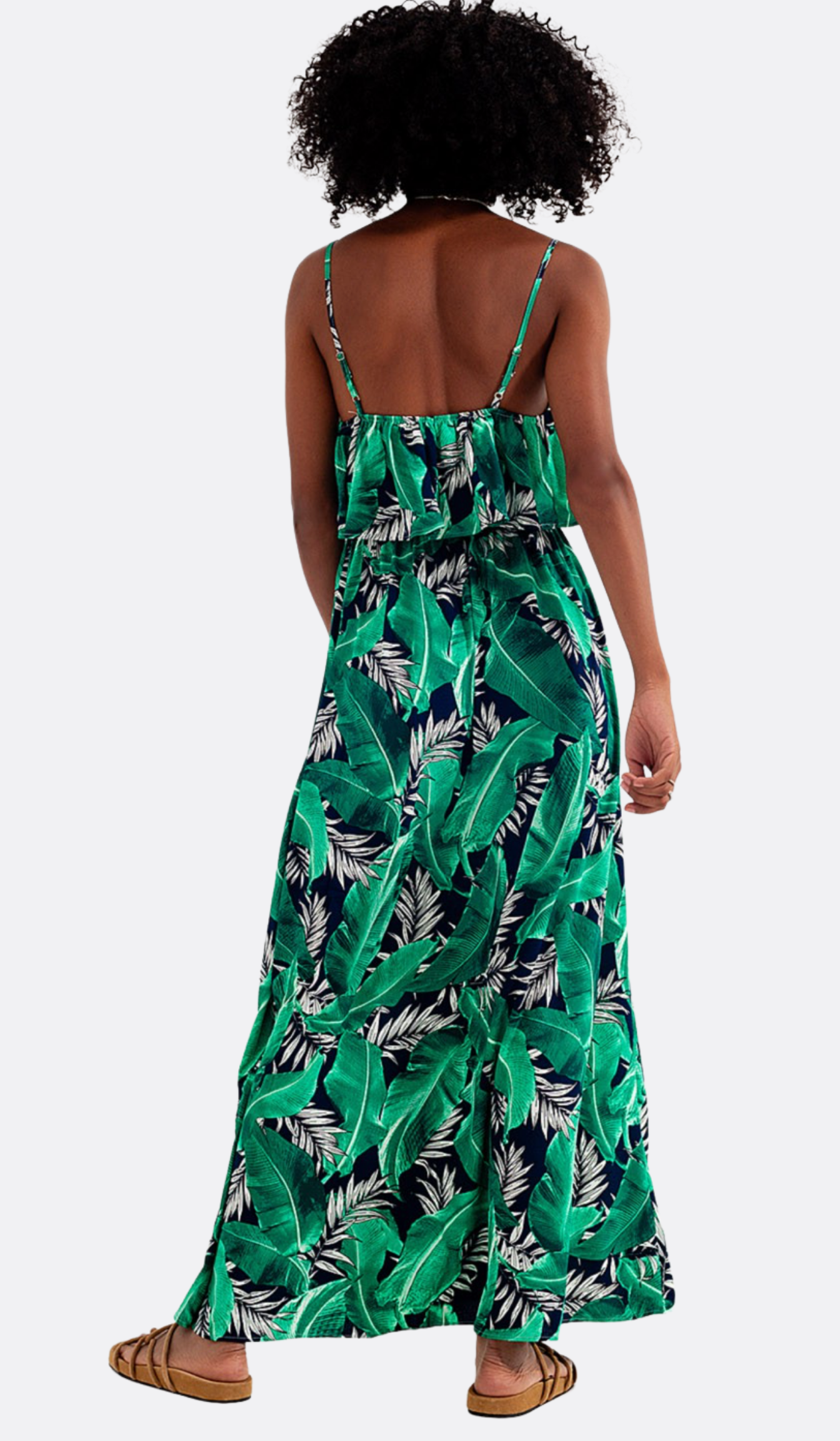 Kelly Palm Maxi Dress