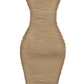 Cocoa Sided Midi