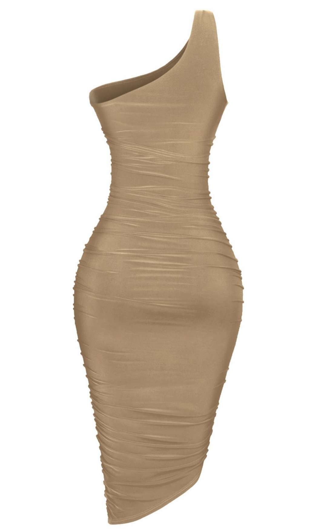 Cocoa Sided Midi