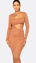 AVA CUT OUT MIDI